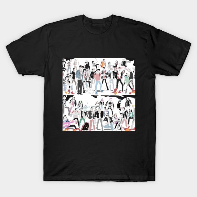 2021 People Facing Each Other T-Shirt by The Rodions